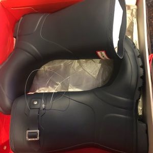 Original Short Navy Rainboot HUNTER